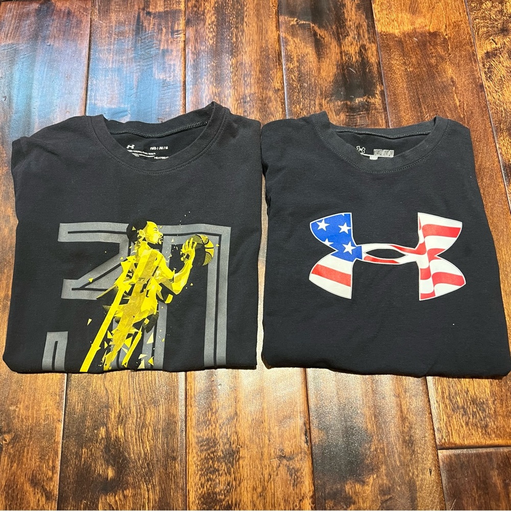 Under Armour Heat Gear Shirts Youth Size M